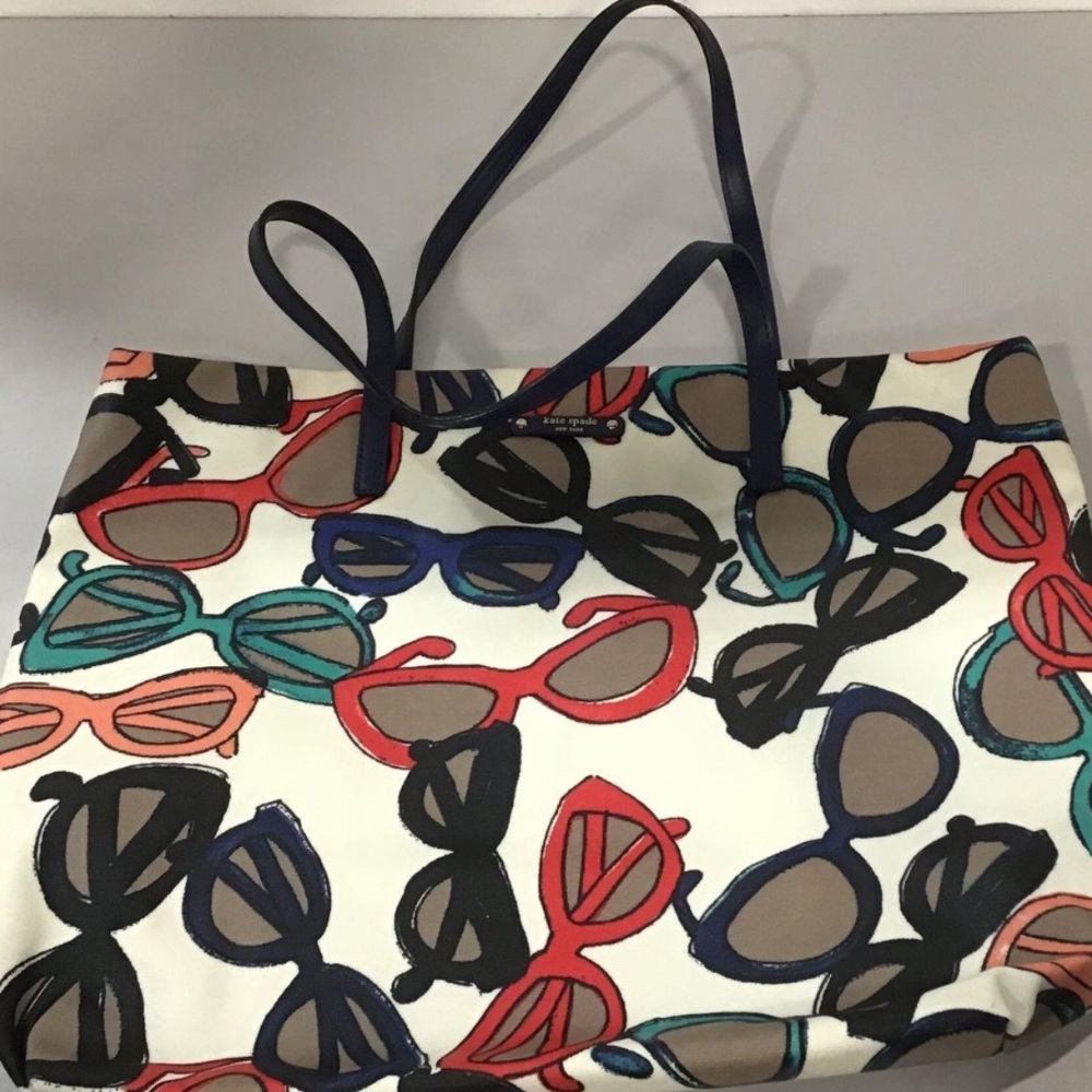 Women’s Kate Spade Stylish Sunglasses Print Tote Bag